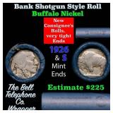 Buffalo Nickel Shotgun Roll in Old Bank Style 