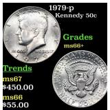 1979-p Kennedy Half Dollar 50c Grades GEM++ Unc