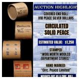 Wow! Covered End Roll! Marked "Peace Limited"! X10