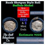 Buffalo Nickel Shotgun Roll in Old Bank Style 