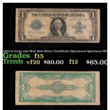 1923 $1 large size Blue Seal Silver Certificate Gr