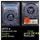 Proof PCGS 1975-s Roosevelt Dime 10c Graded pr69 d