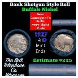 Buffalo Nickel Shotgun Roll in Old Bank Style 
