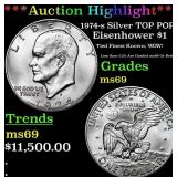 ***Auction Highlight*** 1974-s Silver Eisenhower D