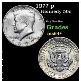 1977-p Kennedy Half Dollar 50c Grades Choice+ Unc