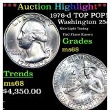 ***Auction Highlight*** 1976-d Washington Quarter