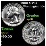 1966 SMS Washington Quarter 25c Grades sp68