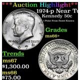 ***Auction Highlight*** 1974-p Kennedy Half Dollar