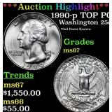 ***Auction Highlight*** 1990-p Washington Quarter