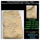 Rare Original Mint Sewn Bag - 1980-s Susan B. Anth