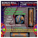 CRAZY Nickel Wheel Buy THIS 1997-d solid  BU Jeffe