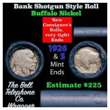 Buffalo Nickel Shotgun Roll in Old Bank Style 