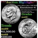 ***Auction Highlight*** 1974-s Silver Eisenhower D