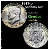 1977-p Kennedy Half Dollar 50c Grades Choice+ Unc