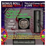 CRAZY Nickel Wheel Buy THIS 1998-p solid  BU Jeffe