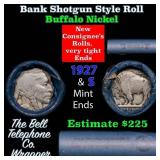 Buffalo Nickel Shotgun Roll in Old Bank Style 