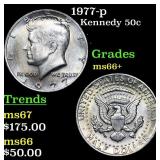 1977-p Kennedy Half Dollar 50c Grades GEM++ Unc
