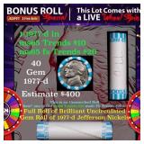 CRAZY Nickel Wheel Buy THIS 1977-d solid  BU Jeffe