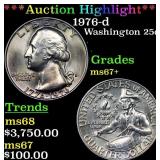 ***Auction Highlight*** 1976-d Washington Quarter