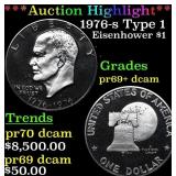 Proof ***Auction Highlight*** 1976-s Type 1 Eisenh