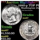 ***Auction Highlight*** 1990-p Washington Quarter