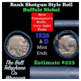 Buffalo Nickel Shotgun Roll in Old Bank Style 