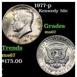 1977-p Kennedy Half Dollar 50c Grades GEM++ Unc