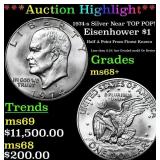 ***Auction Highlight*** 1974-s Silver Eisenhower D