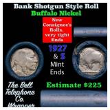 Buffalo Nickel Shotgun Roll in Old Bank Style 
