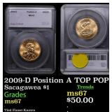 2009-D Position A Sacagawea Dollar $1 TOP POP! Gra