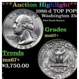 ***Auction Highlight*** 1986-d Washington Quarter