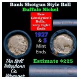 Buffalo Nickel Shotgun Roll in Old Bank Style 
