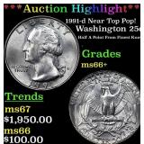 ***Auction Highlight*** 1991-d Washington Quarter