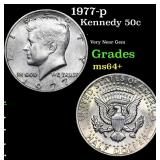 1977-p Kennedy Half Dollar 50c Grades Choice+ Unc