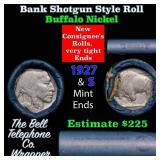 Buffalo Nickel Shotgun Roll in Old Bank Style 