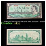 1967 Canada Centennial Issue $1 Banknote P# 84b, S
