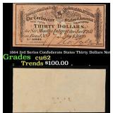 1864 3rd Series Confederate States Thirty Dollars