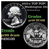 Proof 1970-s Washington Quarter TOP POP! 25c Grade