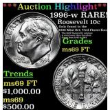 ***Auction Highlight*** 1996-w Roosevelt Dime RARE
