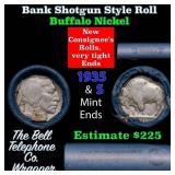 Buffalo Nickel Shotgun Roll in Old Bank Style 