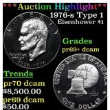 Proof ***Auction Highlight*** 1976-s Type 1 Eisenh