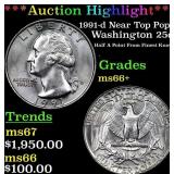 ***Auction Highlight*** 1991-d Washington Quarter