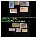 Group of 10 Early 1900