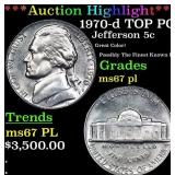 ***Auction Highlight*** 1970-d Jefferson Nickel TO