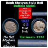 Buffalo Nickel Shotgun Roll in Old Bank Style 