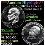 Proof ***Auction Highlight*** 1976-s Silver Eisenh