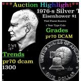 Proof ***Auction Highlight*** 1976-s Silver Eisenh