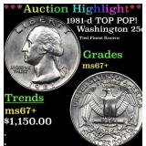 ***Auction Highlight*** 1981-d Washington Quarter