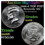 ***Auction Highlight*** 1996-d Kennedy Half Dollar