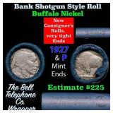 Buffalo Nickel Shotgun Roll in Old Bank Style 